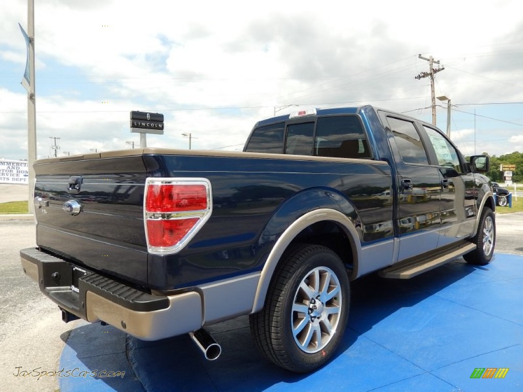 2014 F150 King Ranch SuperCrew - Blue Jeans / King Ranch Chaparral/Pale Adobe photo #3