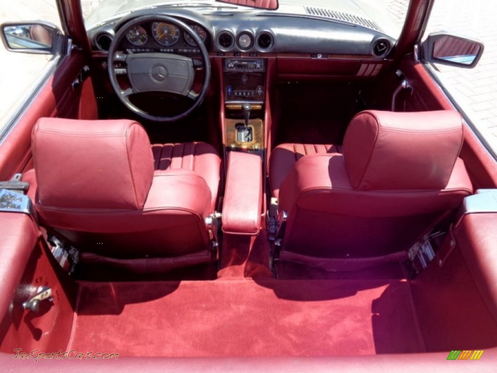 1988 SL Class 560 SL Roadster - Champagne Metallic / Red photo #27