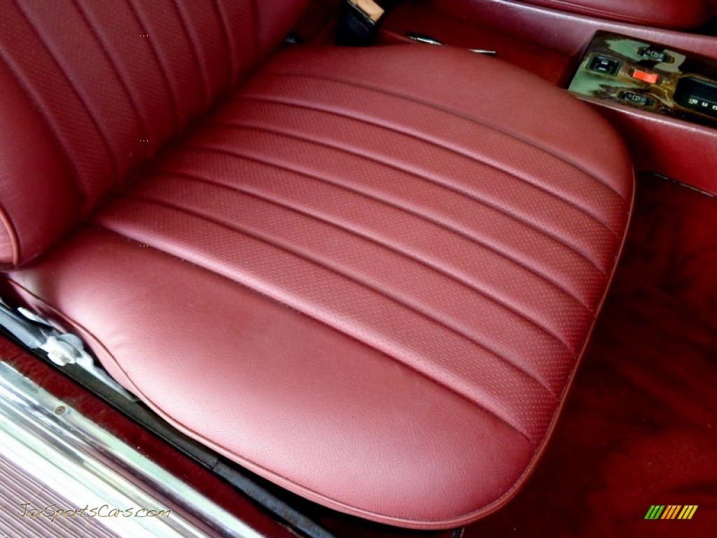 1988 SL Class 560 SL Roadster - Champagne Metallic / Red photo #56
