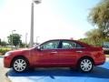 Lincoln MKZ Hybrid Red Candy Metallic photo #2