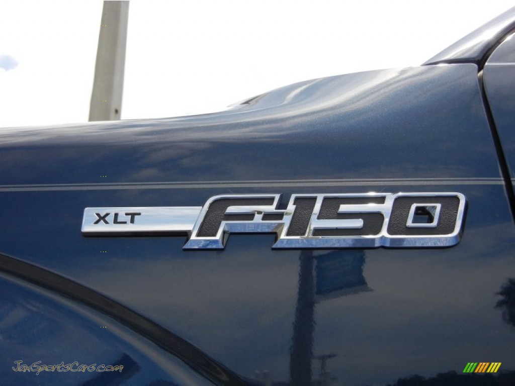 2014 F150 XLT SuperCrew - Blue Jeans / Steel Grey photo #5