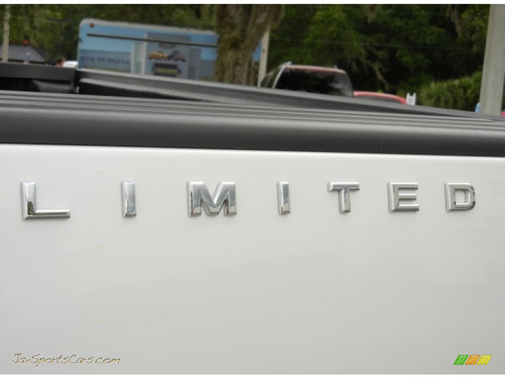 2014 F150 Limited SuperCrew 4x4 - White Platinum / Limited Marina Blue Leather photo #6