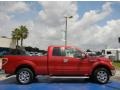 Ford F150 XLT SuperCab Red Candy Metallic photo #7