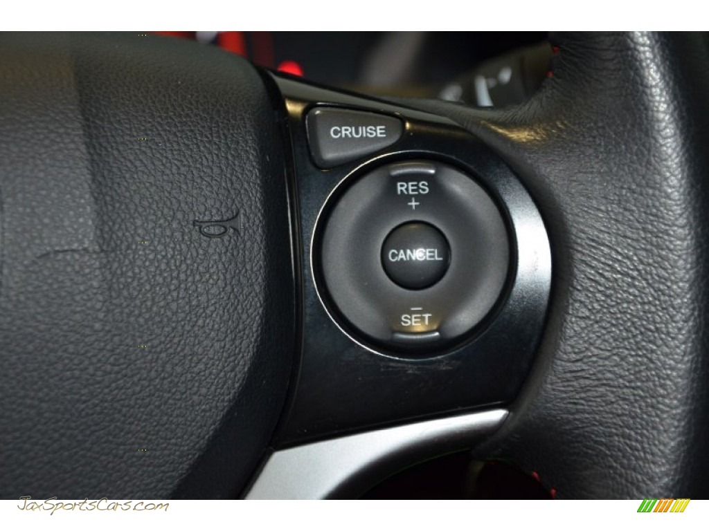 2012 Civic Si Sedan - Crystal Black Pearl / Black photo #16