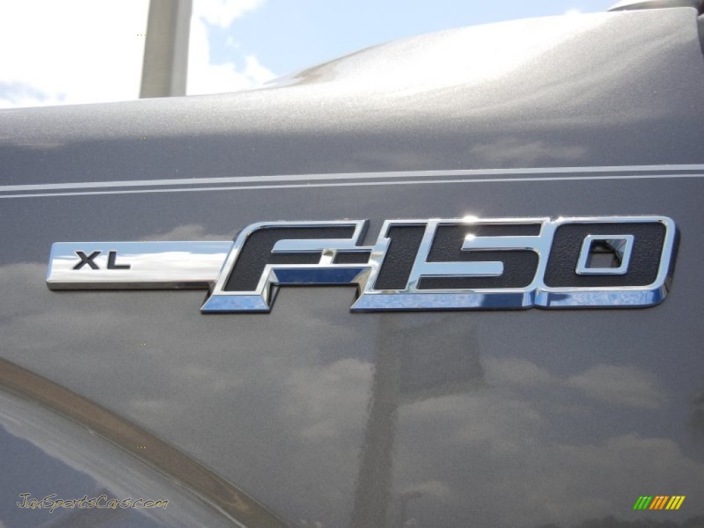 2014 F150 XL Regular Cab 4x4 - Sterling Grey / Steel Grey photo #5