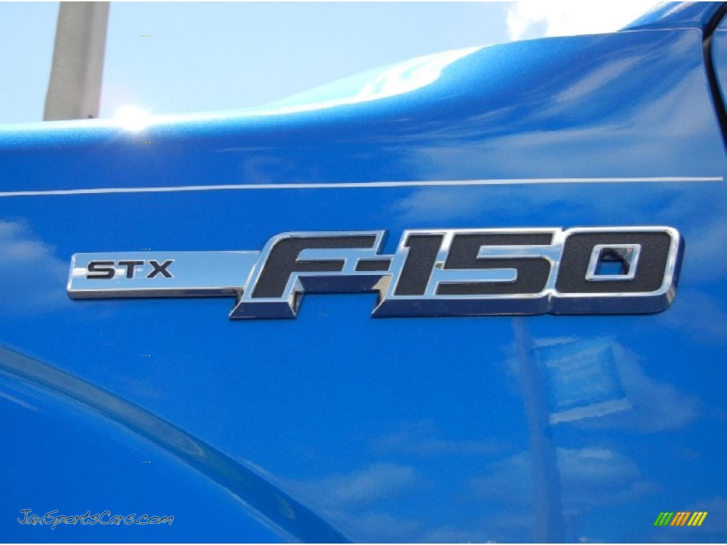2014 F150 STX SuperCrew 4x4 - Blue Flame / Black photo #5
