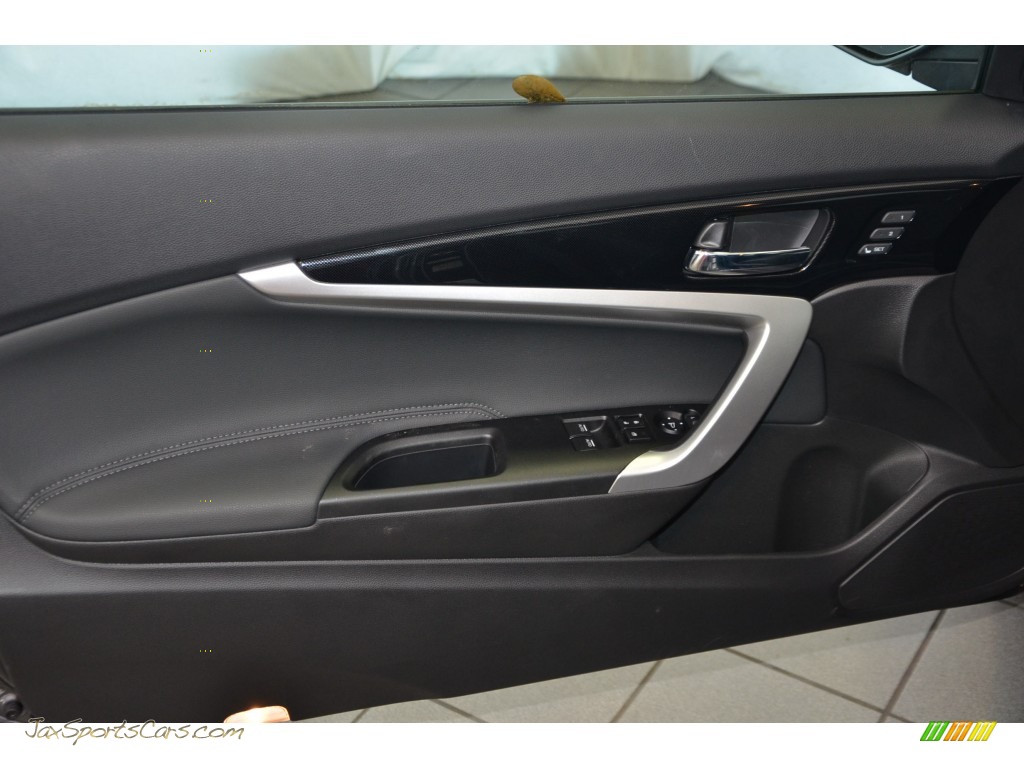 2015 Accord EX-L V6 Coupe - Modern Steel Metallic / Black photo #8