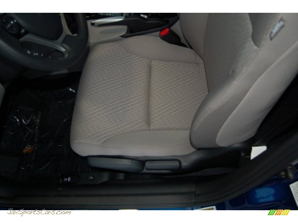 2015 Civic EX Sedan - Dyno Blue Pearl / Gray photo #10