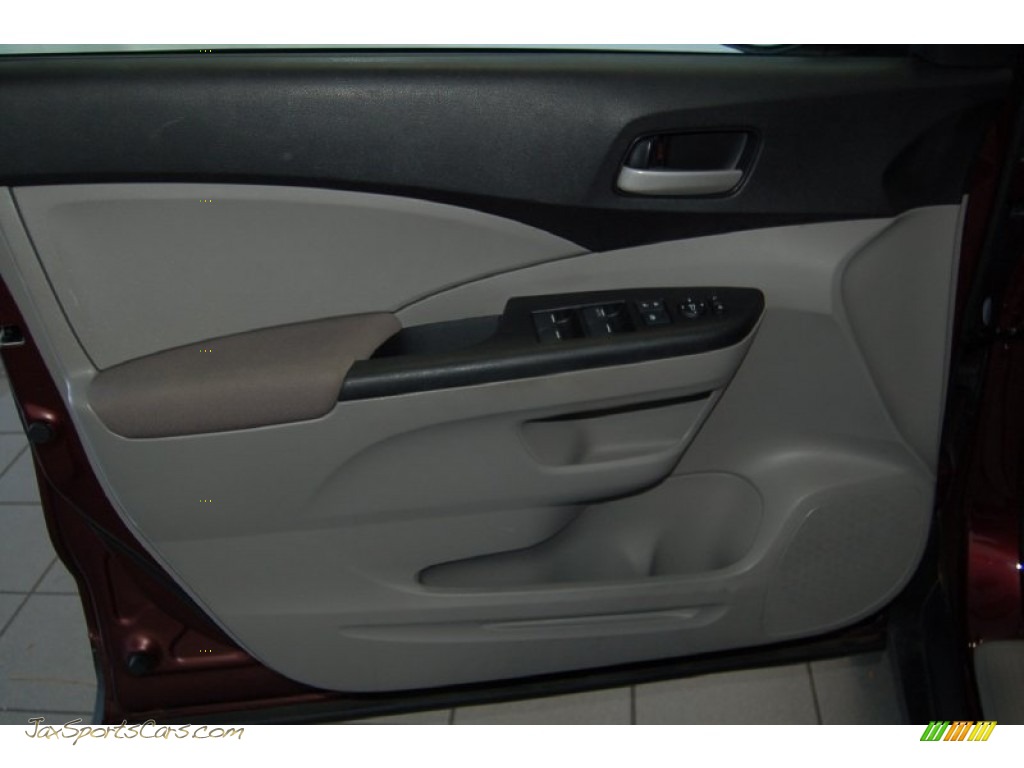 2012 CR-V LX - Basque Red Pearl II / Gray photo #12