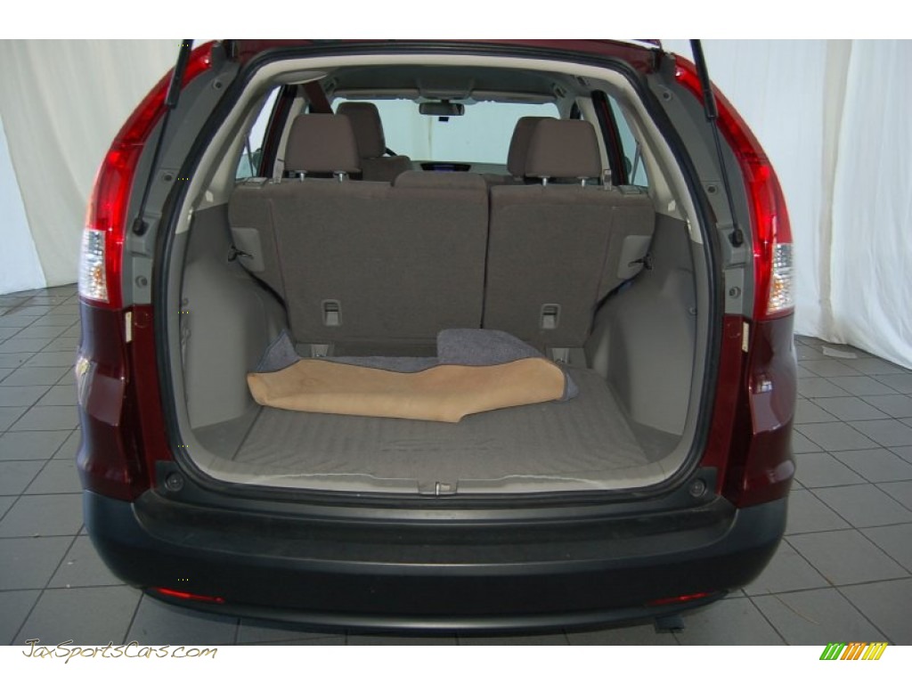 2012 CR-V LX - Basque Red Pearl II / Gray photo #29