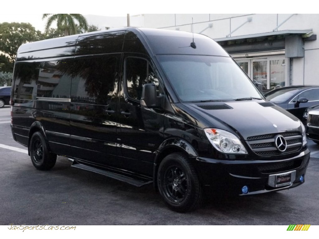 Carbon Black Metallic / Lima Black Fabric Mercedes-Benz Sprinter 2500 High Roof Cargo Van