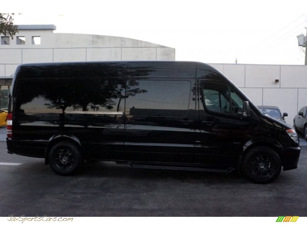 2013 Sprinter 2500 High Roof Cargo Van - Carbon Black Metallic / Lima Black Fabric photo #7