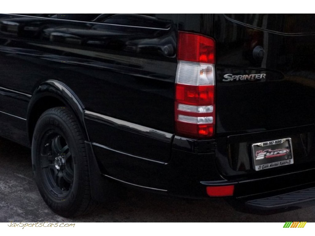 2013 Sprinter 2500 High Roof Cargo Van - Carbon Black Metallic / Lima Black Fabric photo #17