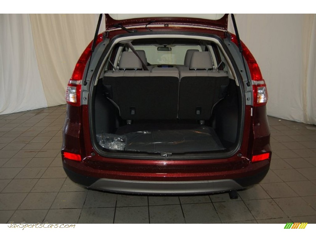 2015 CR-V LX - Basque Red Pearl II / Gray photo #23
