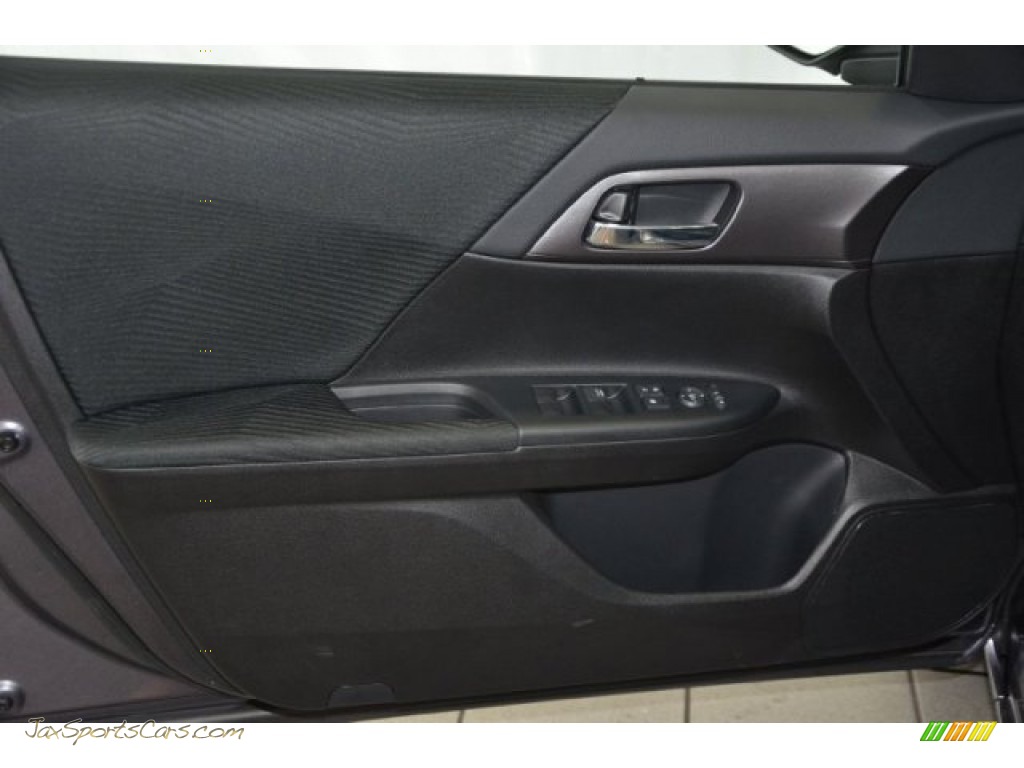 2015 Accord LX Sedan - Modern Steel Metallic / Black photo #8