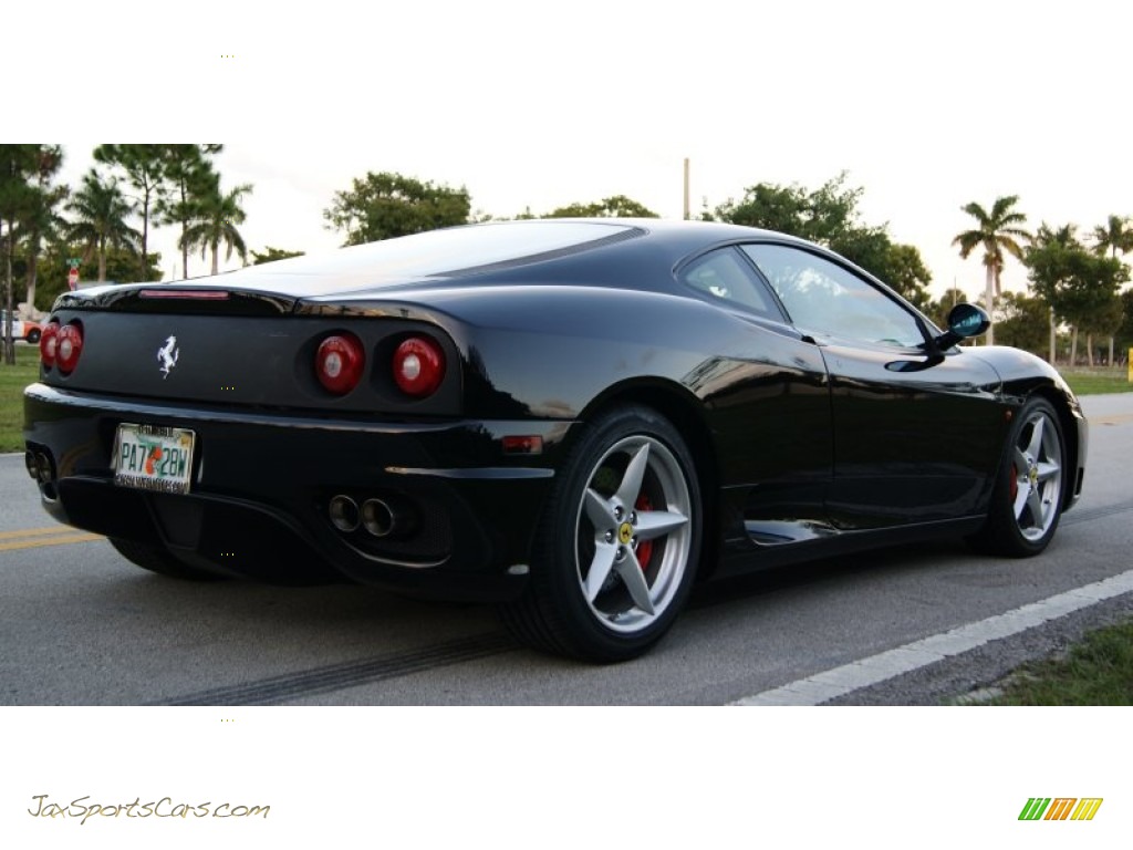 Nero Daytona (Black Metallic) / Tan Ferrari 360 Modena